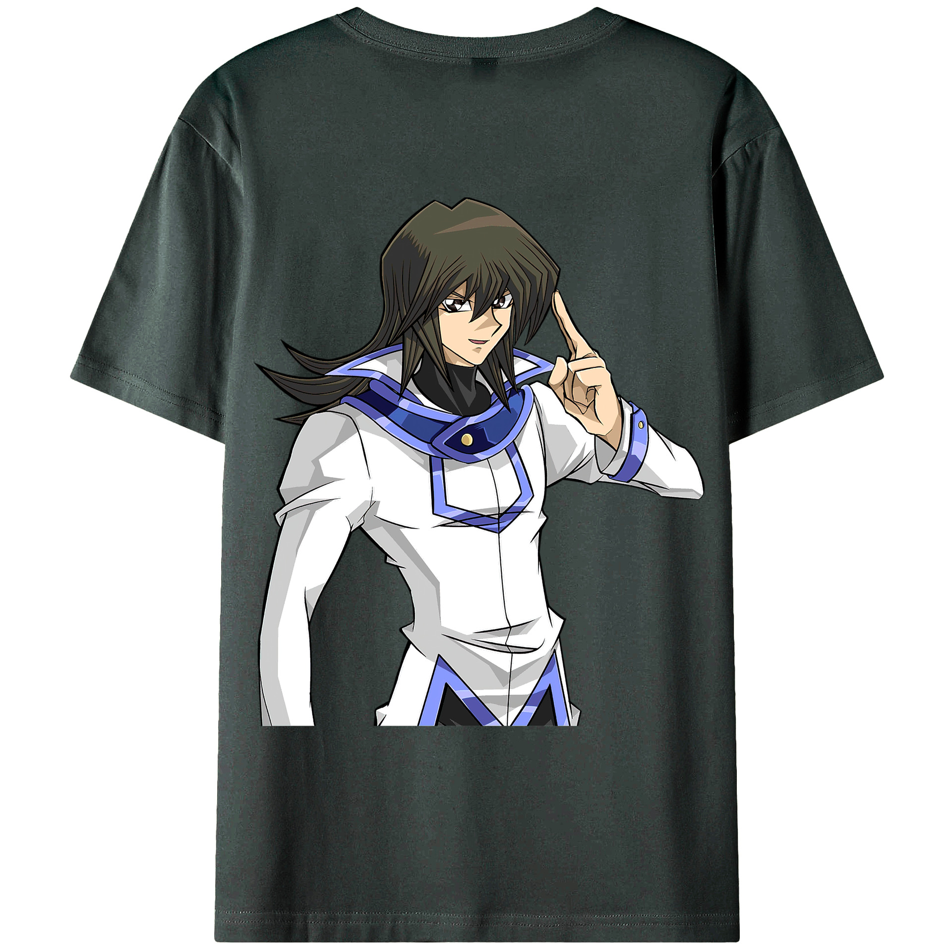 （画像用） 遊☆戯☆王 Yu-Gi-Oh! 綿100％ メンズ半袖Tシャツ（バックプリント） 通気性